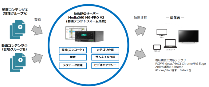 動画プラットフォームによるコンテンツ管理と共有